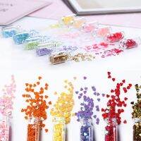 xJ❤x 48 Bottles Flash Sequin Powder Decoration Silicone Mold DIY Jewelry Making