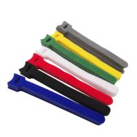 50/100Pcs 150mm 200mm Releasable Colored Plastics Ties Fastening Reusable Cable tie Straps Nylon Wrap Zip Bundle Bandage Ties Cable Management