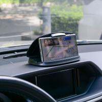 Multi-Functional Non Slip Car Dashboard ที่วางศัพท์ Rack คอนโซลกลาง360หมุน ° พร้อมป้ายทะเบียนที่ถอดออกได้