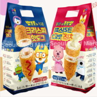 คอร์นด๊อกคริสปี้โพโรโระ แถมคูลเจลถุงฟอยล์ Pororo and Friends Crispy Hot Dog