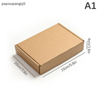 payoupangq5?Gift?Cheap? กล่องกระดาษคราฟท์สำหรับขนส่งเสื้อผ้า5ชิ้นกล่องกระดาษลูกฟูกกล่องเล็กกล่องเครื่องบินกล่องกระดาษพิเศษ