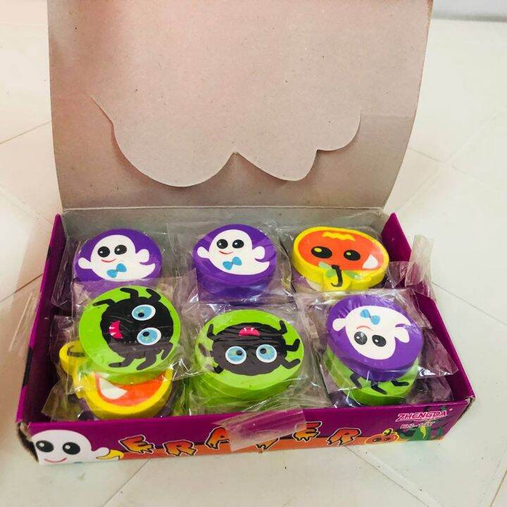 PENCIL ERASER (GHOST SHAPE)24 pcs Lazada PH