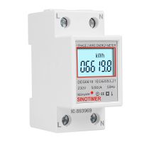 SINOTIMER DDS6619-008 1 Phase Two Wire Energy Meter KWh AC 230V 50Hz Energy Meter