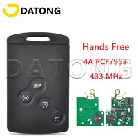 Datong Car Renault 2009-2015 Captur 2013-2017 4A Chip 433MHz HandsFree Promixity Card