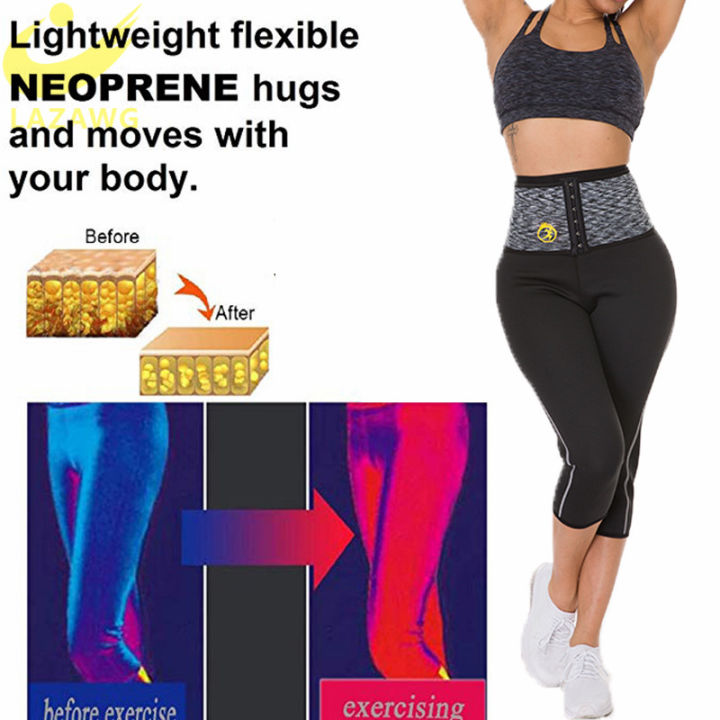 lazawg-women-hot-sweat-pants-neoprene-sauna-sweat-shorts-waist-trainer-body-shaper-waist-with-hook-workout-short-control-panty