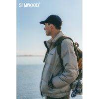 SIMWOOD 2022ฤดูใบไม้ร่วงฤดูหนาวใหม่ผู้ชายหนา90% สีขาวเป็ดเสื้อขนเป็ดแจ็คเก็ตขนาดใหญ่ขนาดพิเศษกลางแจ้ง SK120536