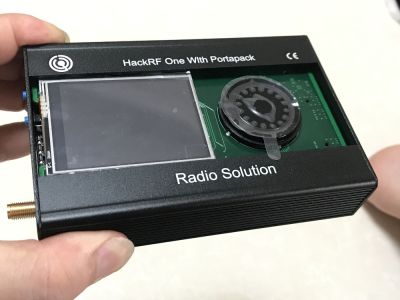 พอร์ตแท็บเล็ตเวอร์ชั่นล่าสุดสำหรับ HACKRF ONE วิทยุที่กำหนด + เคสโลหะ + จอสัมผัส LCD ขนาด0.5ppm TXCO +