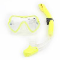 Clear Yellow JSJM New Professional Snorkel Diving Mask Snorkels Goggles Glasses Diving Goggles Swimming Tube Set Snorkel Mask Adult Unisex