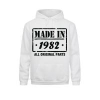 Men Made In 1982 Years 36rd Birthday Harajuku Hoodies Mens Funny Harajuku Hoodies Mens Oversized Hooded Pullover Harajuku Size XS-4XL