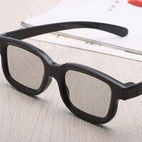 【CW】 Universal Unisex ABS Frame 3D Movie Glasses Stereo Not Flash For 3D TV Cinemas 3D Movie Glasses