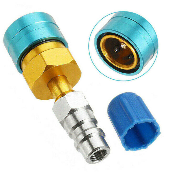 r1234yf to R134A Low Side Coupler Adapter Car AC Refrigerant Fitting Connector Quick Coupler Car