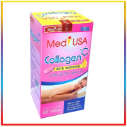 VIÊN UỐNG ĐẸP DA MEDYUSA COLLAGEN +C -Với thành phần Collagen .sữa ong chúa