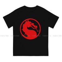 Mens short sleeves Red Dragon Tshirt Mortal Kombat Action Fantasy Basic T Shirt Men Clothes Individuality Big Sale