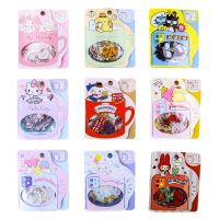 ◕ 24PCS/Pack Kawaii Cartoon Sanrios Anime Kuromi My Melody Sticker Toys Cute Mini Decoration DIY Stationery Label Stickers Gift