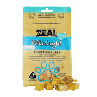 Zeal Hoki Fish Cubes Dog Treats ขนมสุนัข เนื้อปลาหิมะอบแห้ง 1x125G