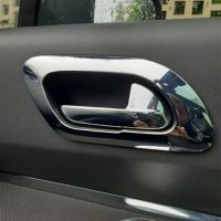 FOAL BURNING ABS Chorme Car Interior Door Window Handle Frame Cover Trim Sticker For Peugeot 3008 2009 -2015 Styling Accessories