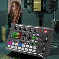 Sound Card Kit para Podcasting, Professional Audio Mixer, Versão Inglês para Streaming, Gaming