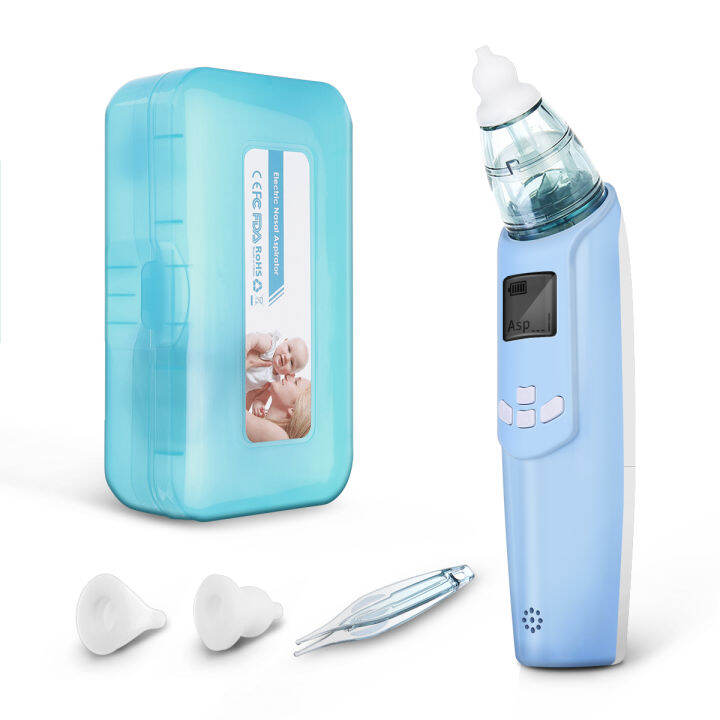 Baby Nasal Aspirator FUNTOK Electric Nose Cleaner with LCD Screen and