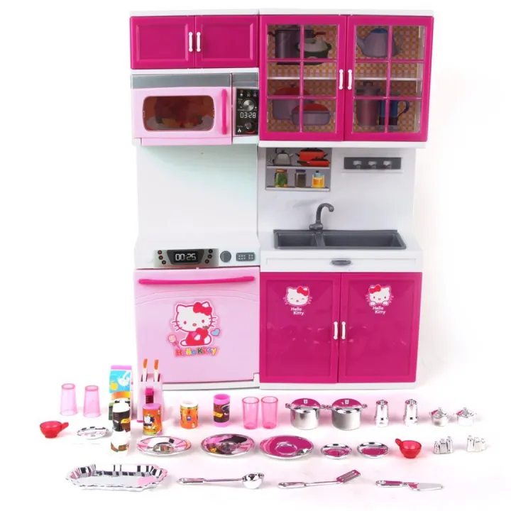 Hello Kitty HQR 2 in 1 HELLO KITTY Modern Kitchen Play set Playset