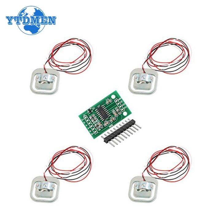【CW】 4pcs 50KG loadcell Scale Load Cell Resistance Strain Weight Sensor HX711 Module Pressure