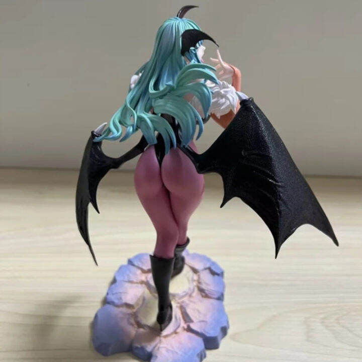 อะนิเมะปีศาจนักรบ-arri-reed-hunter-morrigan-aensland-รูปการกระทำของเล่น-darkstalkers-bishoujo-คอลเลกชันฮาโลวีนรุ่นตุ๊กตาโหลด