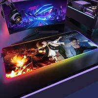 ขายดีที่สุด bnfg330 - / Fairy Tail Kawaii Mouse Pad Gamer RGB Mousepad Xxl Pc Gaming โต๊ะคอมพิวเตอร์ยาง LED เมาส์ Ped Mice คีย์บอร์ดอุปกรณ์ต่อพ่วง