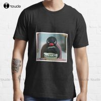 New Pingu The Penguin Angry - Noot Noot T-Shirt Cotton Tee Shirt Hawaiian Shirts For Custom Aldult Teen Unisex