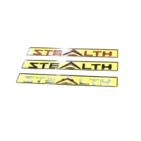 ? ราคาถูกที่สุด? โลโก้ Stealth (แดง/ดำด้าน/ชุบโครเมี่ยม) ##ตกแต่งรถยนต์ ยานยนต์ คิ้วฝากระโปรง เบ้ามือจับ ครอบไฟท้ายไฟหน้า หุ้มเบาะ หุ้มเกียร์ ม่านบังแดด พรมรถยนต์ แผ่นป้าย