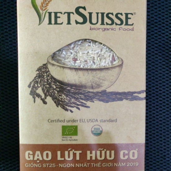Hot sale gạo hữu cơ vietsuisse 1kg - việt nam - ảnh sản phẩm 4