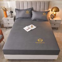 【hot】！ Thick Embroidered Mattress Cover Soft Dust Bed Bedroom Sheet Four Seasons Protection