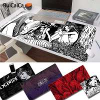 RuiCaca My Favorite Junji Ito Tees เมาส์ยางสยองขวัญ แผ่นรองเมาส์เดสก์ท็อปที่ทนทาน จัดส่งฟรี แผ่นรองเมาส์ขนาดใหญ่ แผ่นรองแป้นพิมพ์