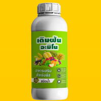อะมิโนเติมฝัน1ขวดใช้ได้50ไร่ เร่งโต เพิ่มน้ำหนักผล ป้องกันแมลงและโรคพืช สูตรชีวภาพปลอดภัย ขนาด1000ml.
