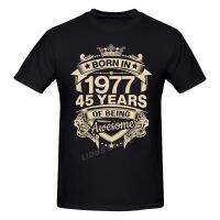 Born In 1977 45 Years For 45th Birthday Gift T Shirt Streetwear T-shirt  Graphics Tshirt s Tee Tops - T-shirts - AliExpress