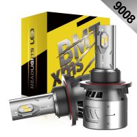 BMTxms 2Pcs 20000Lm H13 LED Canbus Fog Lights 9008 Headlight Bulbs High Low Beam DRL Daytime Running Light Head Lamp 6000K White Bulbs  LEDs  HIDs