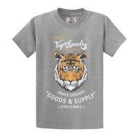 【New】Tiger Laundry เสื้อยืดผู้ชายคอกลมสไตล์เกาหลี รุ่น Good&amp;Supply