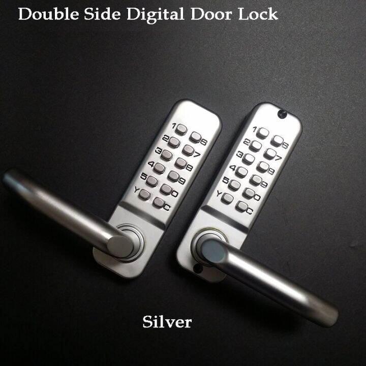 Long Handle Keyless Mechanical Digital Door Lock Password Keypad Home