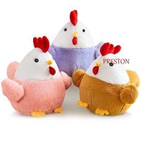 ℗ miben139019 Preston ตุ๊กตาไก่ ผ้ากํามะหยี่ขนนิ่ม น่ารัก ของขวัญวันเกิด สําหรับผู้ใหญ่ และเด็ก ตกแต่งบ้าน