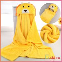 Golden ผ้าขนหนูลายการ์ตูน 70x100 cm เสื้อคลุมอาบน้ํา Baby cartoon cloak