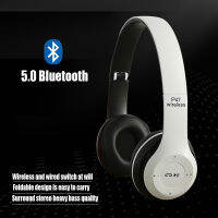 Best Selling folding Headphones 3.5mm BT 5.0 TF Card FM Stereo Radio MP3 Player P47 Wireless Headphones For IOS Android Phone