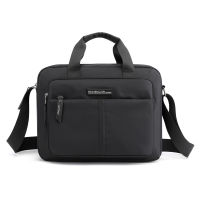 Large Capacity Shoulder Bag For Men 2021 Fashion Nylon Messenger Bag Waterproof Multifunctional Black Handbag Briefcase A4 Paper