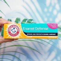 39% Off ราคา Sale โปรดอ่านก่อนสั่ง Exp.10/2022 ยาสีฟัน ฟลูออไรด์ Enamel Defense Toothpaste, Crisp Mint 121g (Arm &amp; Hammer™)