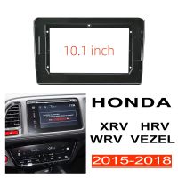 Honxun หน้ากากกรอบวิทยุเหมาะสำหรับ HONDA XRV HRV WRV VEZEL 2015-2018 สามารถติดตั้งหน้าจอสัมผัส Android 10.1 นิ้วได้