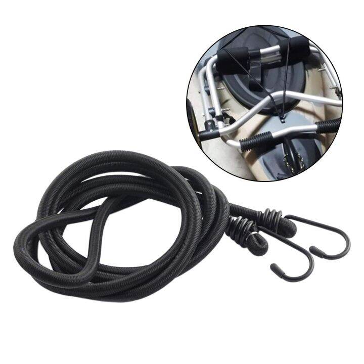 Black Bungee Cord with Hooks Extra Strong Bungee Cords Elastic Strap