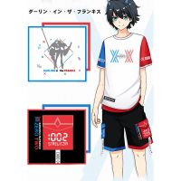 เสื้อยืดแขนสั้นพิมพ์ลายอนิเมะ darling in the franx zero two strolizia สําหรับผู้หญิงและผู้ชาย