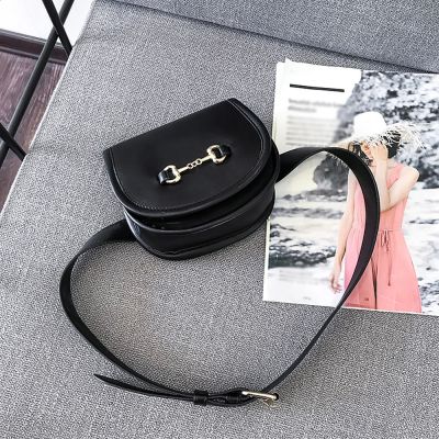 Leather Pure Color Flip Cover Outdoor Chest Shoulder Crossbody Chest Bags Handbags Shoulder Bag Men Women Fashion Travel Pouch 【MAY】