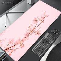 แผ่นรองเมาส์ SAKURA แผ่นรองเมาส์ SAKURA แผ่นรองเมาส์สีชมพู บริษัท ญี่ปุ่น Mausepad Aesthetic Mousepad แผ่นรองเมาส์ขนาดใหญ่ 90x40 80x30