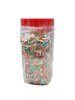Socola cốm màu trang trí bánh hũ 500g - rainbow chocolate sprinkles jar - ảnh sản phẩm 2