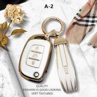 dvfggv Luxurious Folding Flip Remote Car Key Case Cover For Hyundai 3 Buttons Solaris I10 I20 IX35 IX45 Santa Fe Elantra Accessories