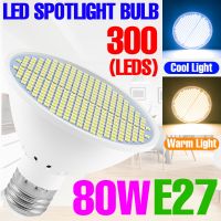 [HOT QQZIWWUJJWG 104] LED Lampara E27หลอดไฟ Spot Light 220V Corn Light 30W 50W 80W Bombillas 110V Spotlight LED ประหยัดพลังงานโคมไฟ Home Lighting