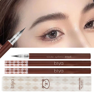 3สีน้ำดินสอเขียนคิ้วกันน้ำติดทนนาน Microblading Tint สำหรับคิ้ว Ultra Fine Stroke ปากกาแต่งหน้า